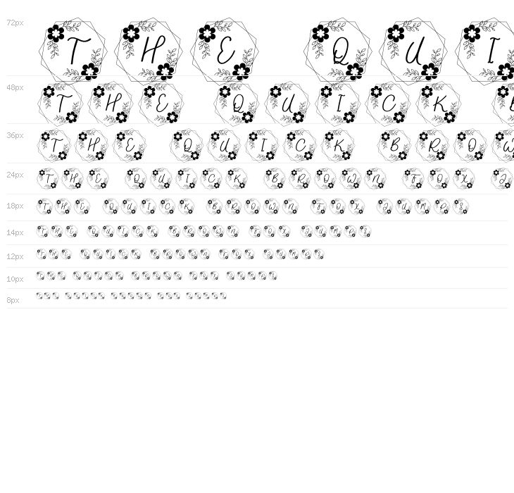 Wedding Flower Waterfall