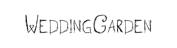 Wedding Garden Font