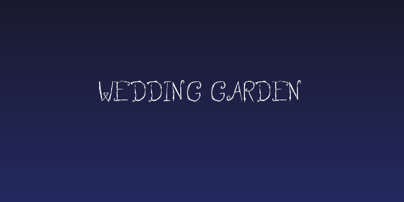 Wedding Garden Social Header
