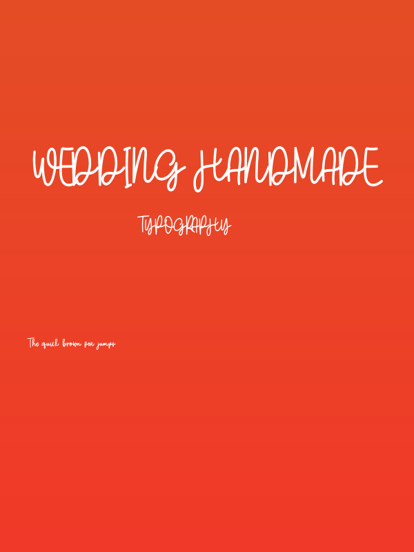 Wedding Handmade Poster