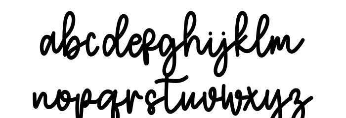 Wedding Handmade Font LOWERCASE