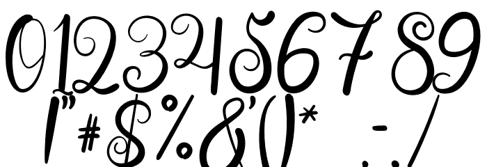 Wedding Holiday Font OTHER CHARS