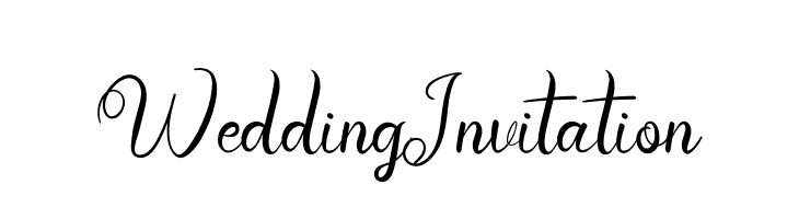 Wedding Invitation  Free Fonts Download