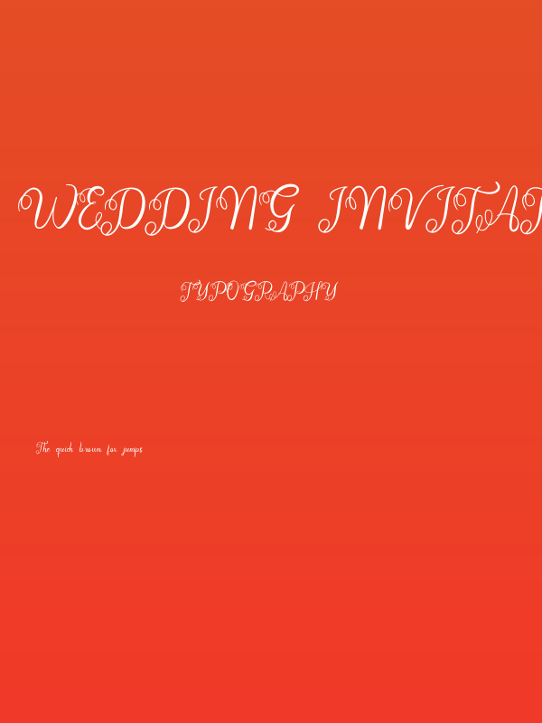 Wedding Invitation Poster