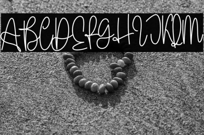 Wedding Is Comming Font examples