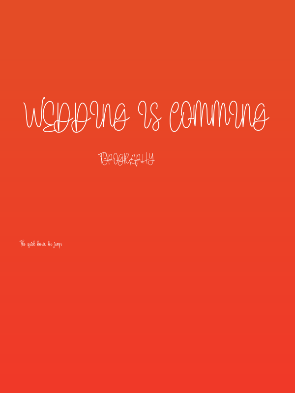 Wedding Is Comming Poster