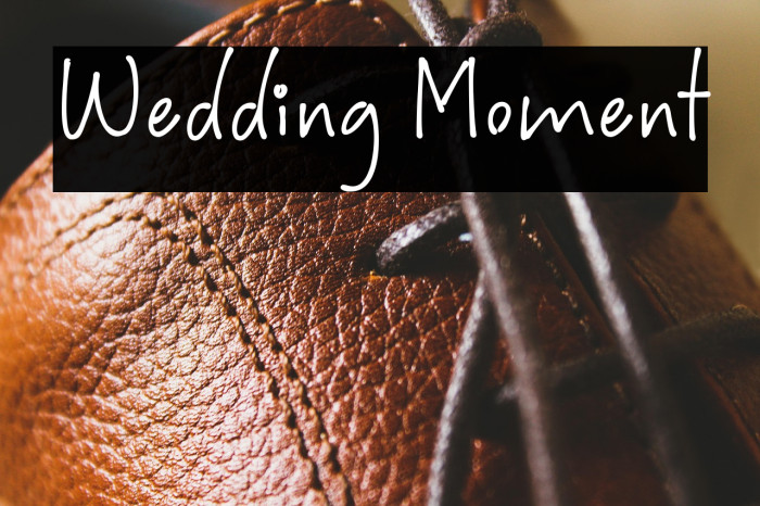 Wedding Moment Example 3