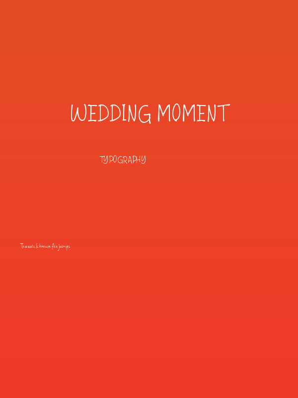 Wedding Moment Poster