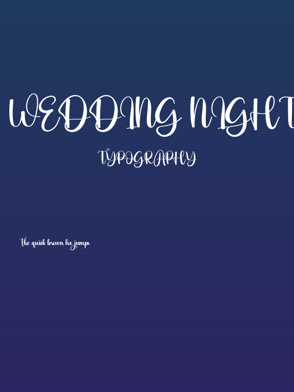 Wedding Night Poster