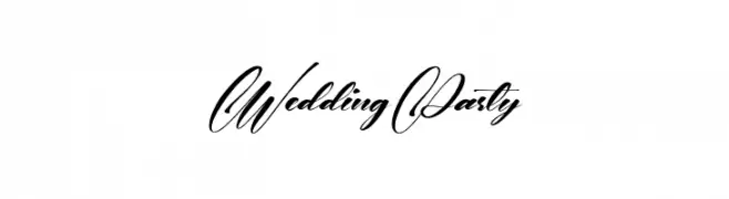 Wedding Party  Скачать бесплатные шрифты