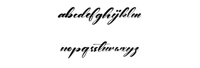 Wedding Party Font LOWERCASE