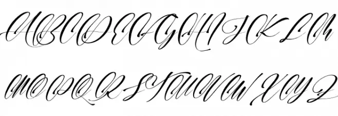 Wedding Party Schriftart Groß