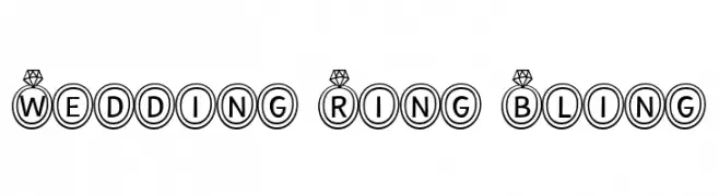 Wedding Ring Bling  تنزيل الخطوط