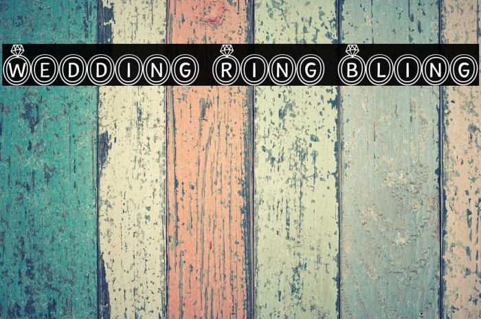 Wedding Ring Bling Example 1