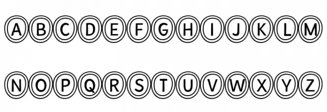 Wedding Ring Bling Font LOWERCASE