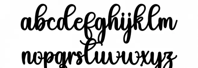 Wedding Samantha Caratteri MINUSCOLO