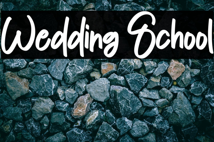 Wedding School Example 1