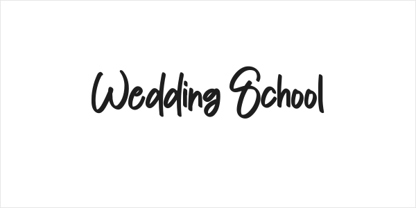 Wedding School Logo