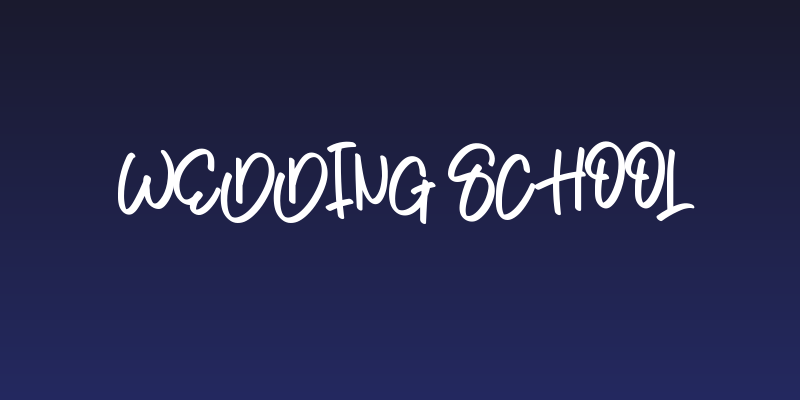 Wedding School Social Header
