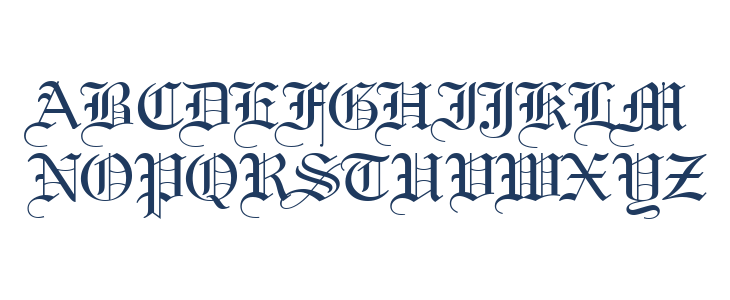 Wedding Text BT Uppercase