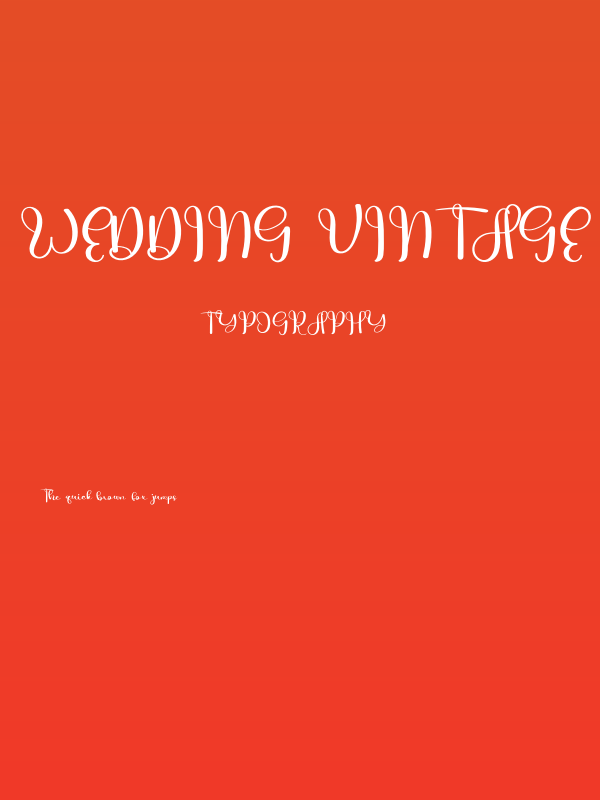 Wedding Vintage Poster