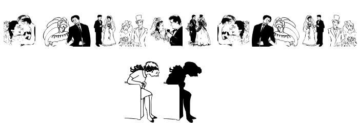 WeddingPicts Font OTHER CHARS