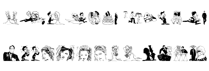 WeddingPicts Font LOWERCASE