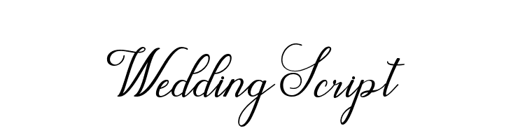WeddingScript  font caratteri gratis