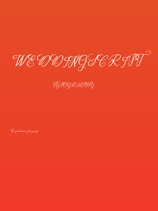 WeddingScript Poster