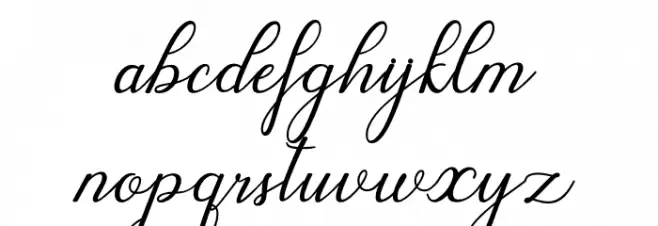 WeddingScript خط أحرف صغيرة