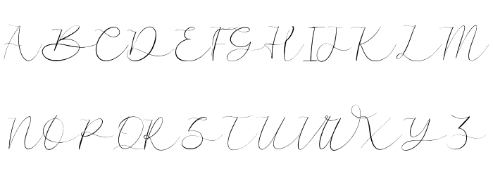 Weddingfield Demo Font UPPERCASE
