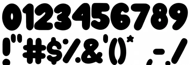 Wedges Font OTHER CHARS