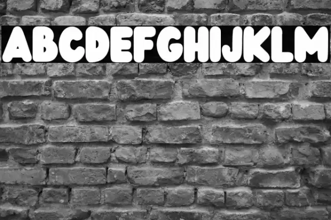 Wedges Font examples