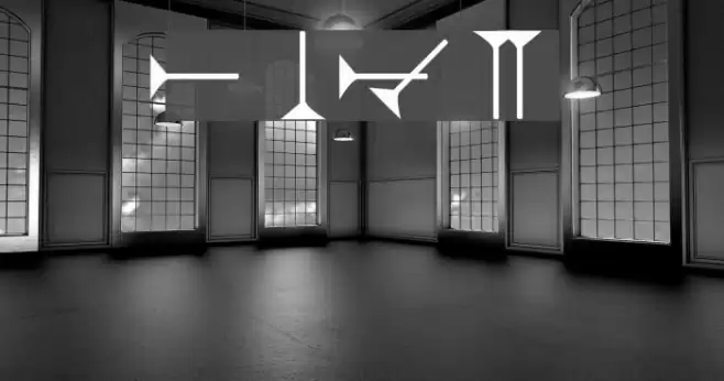 Wedges Font examples