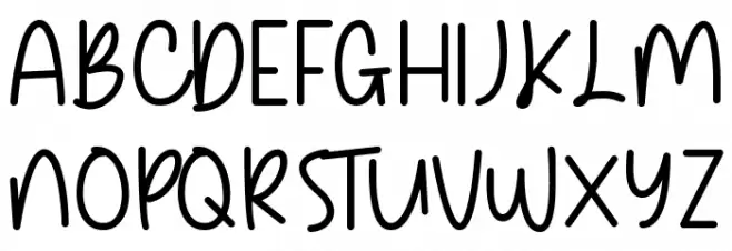 Wednesday Adventure خط أحرف كبيرة