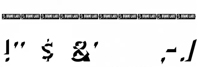 Wednesday Matinee Shadow Font OTHER CHARS