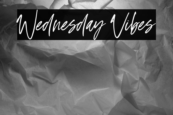 Wednesday Vibes Example 1