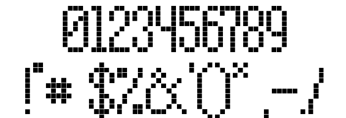 Wednesday Font OTHER CHARS