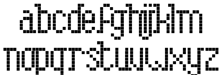 Wednesday Font LOWERCASE