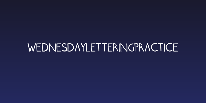 WednesdayLetteringPractice Social Header