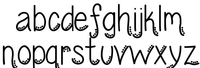 Wednesday Font LOWERCASE