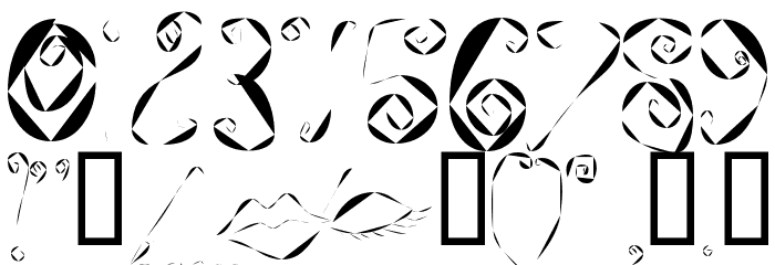 WeeWeeCafe Font OTHER CHARS