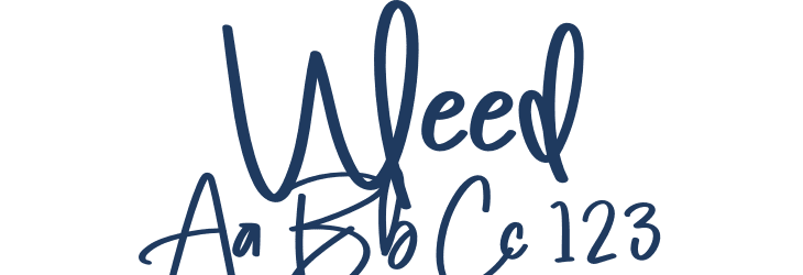 Weed Font Preview