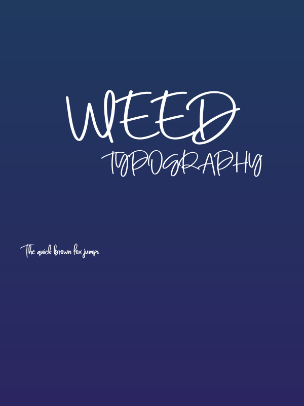 Weed Poster