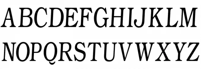 WeekdaysRomanSlant Schriftart Groß