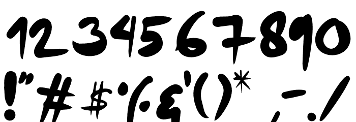 Weekend At Home Font OTHER CHARS
