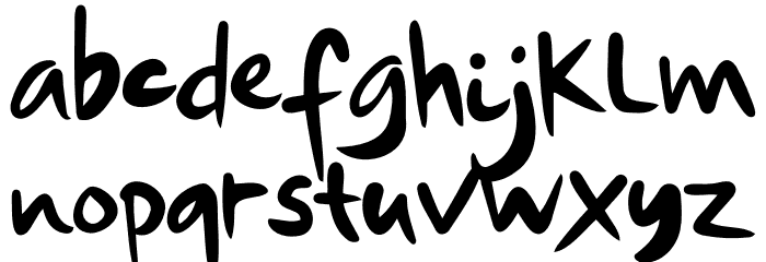 Weekend At Home Font LOWERCASE