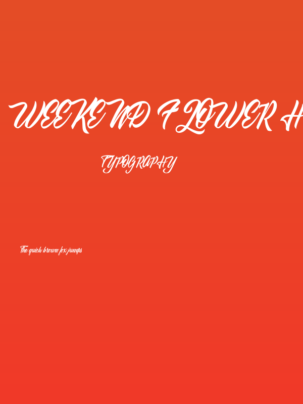 Weekend Flower Hunters Personal Use Poster