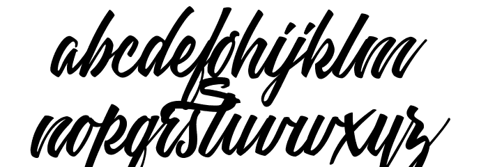 Weekend Flower Hunters Personal Use Font LOWERCASE