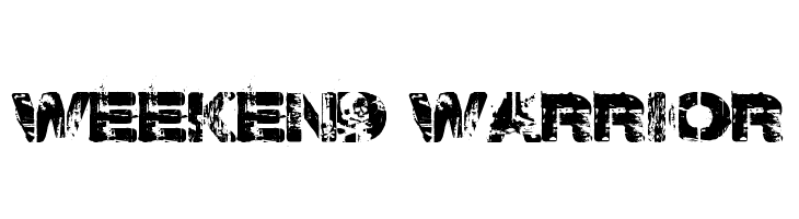 Weekend Warrior Font
